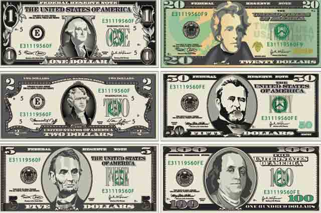 لماذا أوراق الدولار تحمل صور شخصيات